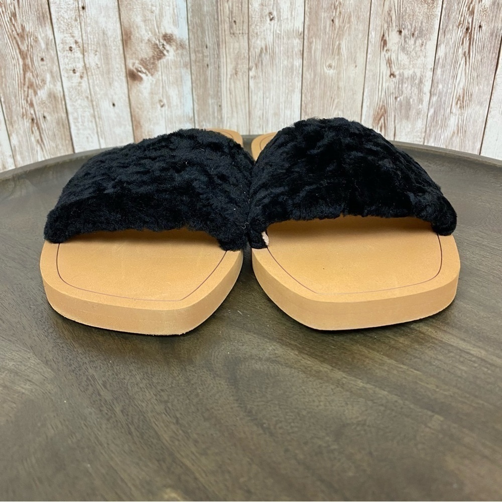 Stuart Weiztman Cammy Shearling Strap Slide Sanda… - image 4